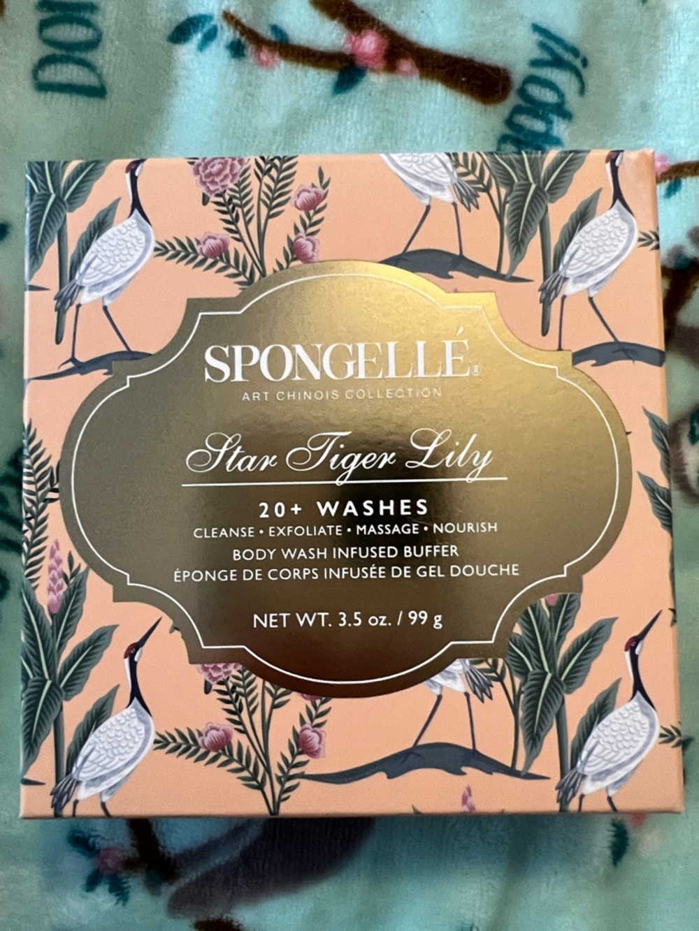 2/$26 New! Spongellé Star Tiger Lily Body Wash Infused Buffer